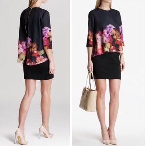 Ted Baker Casie Cascading Floral Elegant Formal Evening Party Dress 4